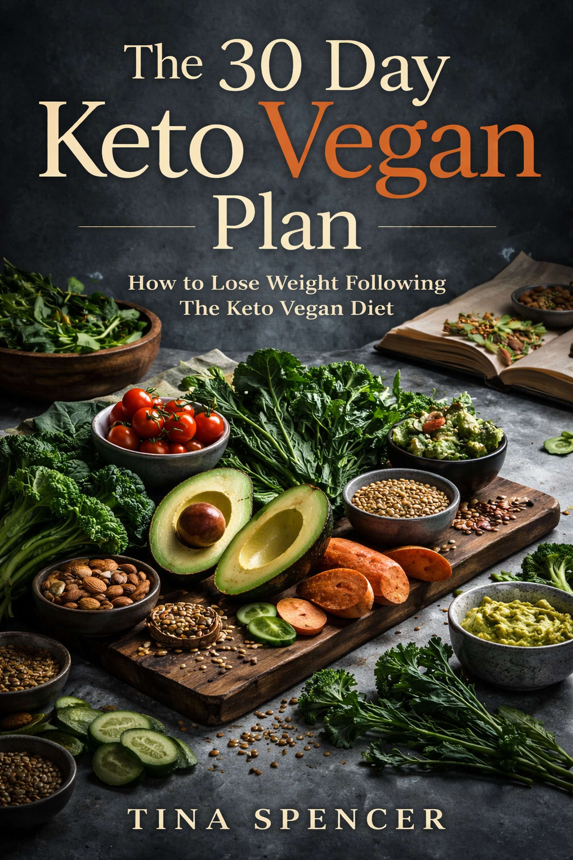 Cover of The 30 Day Keto Vegan Plan