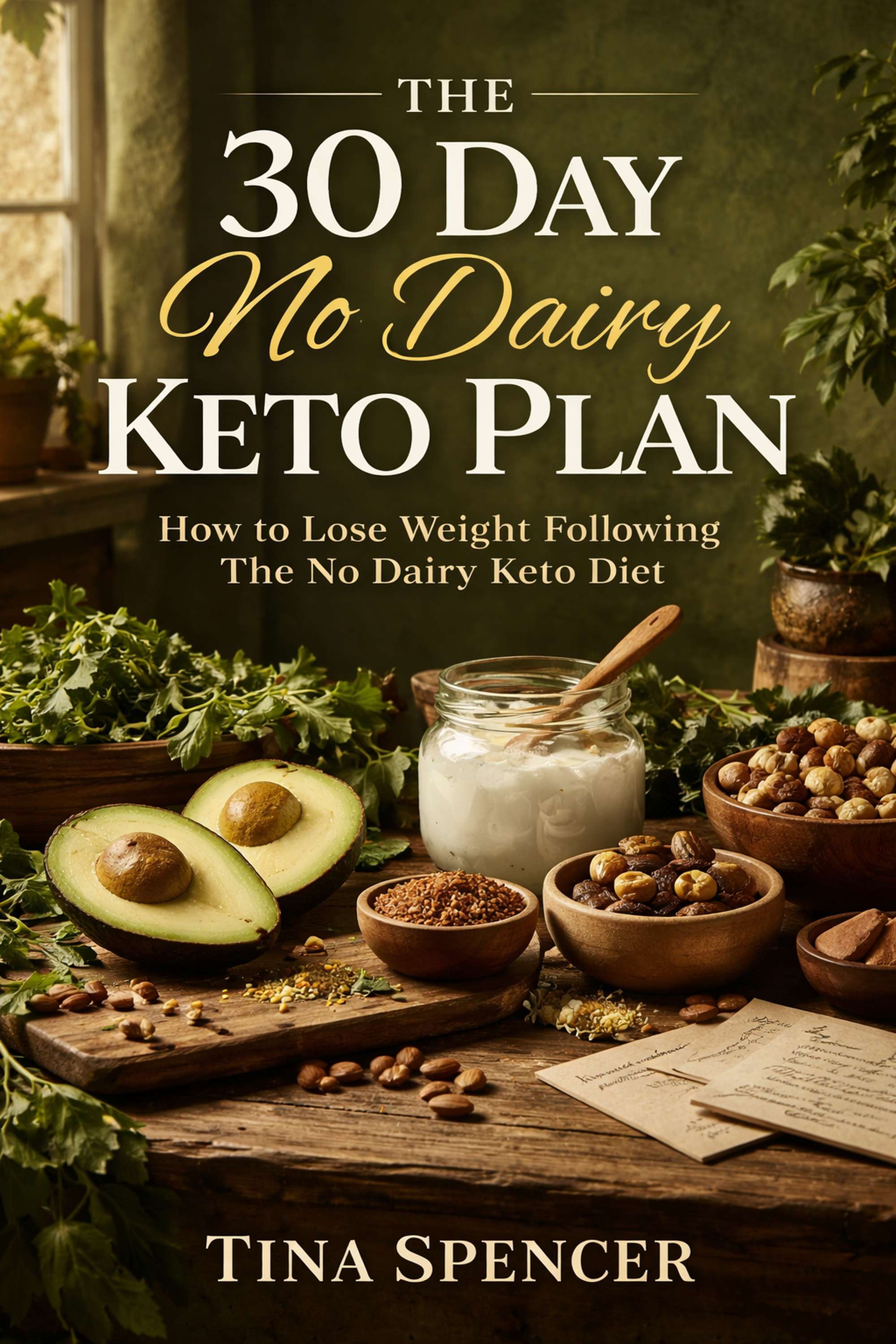 Cover of The 30 Day No Dairy Keto Plan