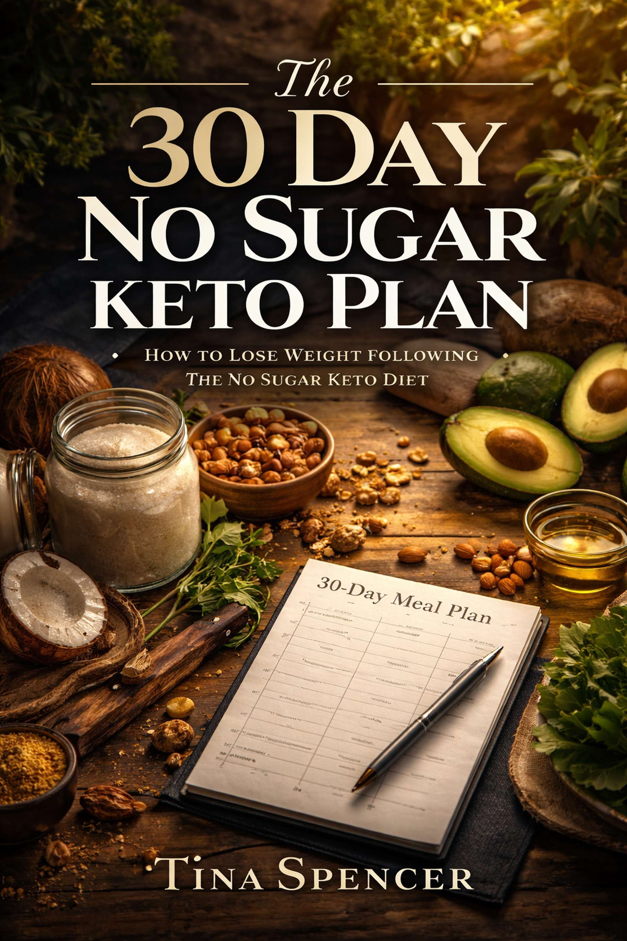 Cover of The 30 Day No Sugar Keto Plan